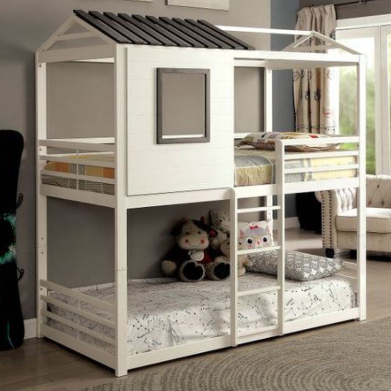 FA Home Designs House Inspired Twin Bunk Bed IDBK935